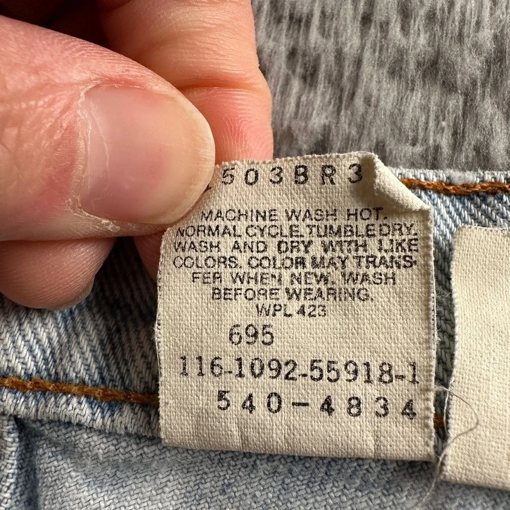 Vtg Levis 540 Jeans Mens 32x32(30x28 Fits)Relaxed Light‎ Wash Straight Leg 90's